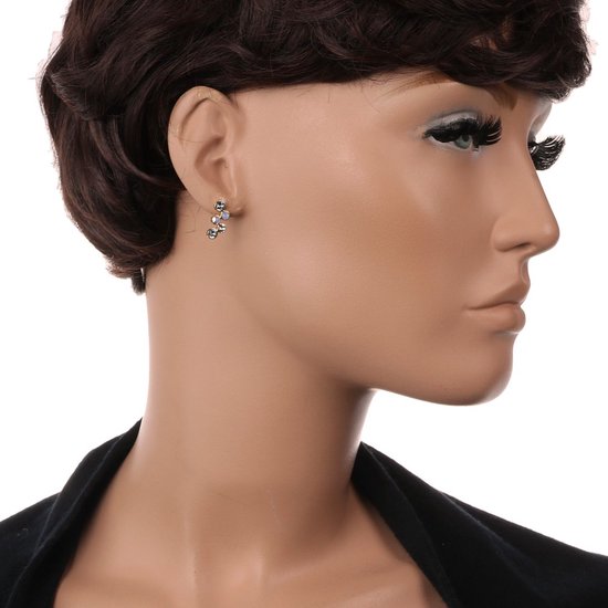 Behave Boucles d'oreilles dames - couleur or - boucles d'oreilles - boucles d'oreilles clous - forme ronde