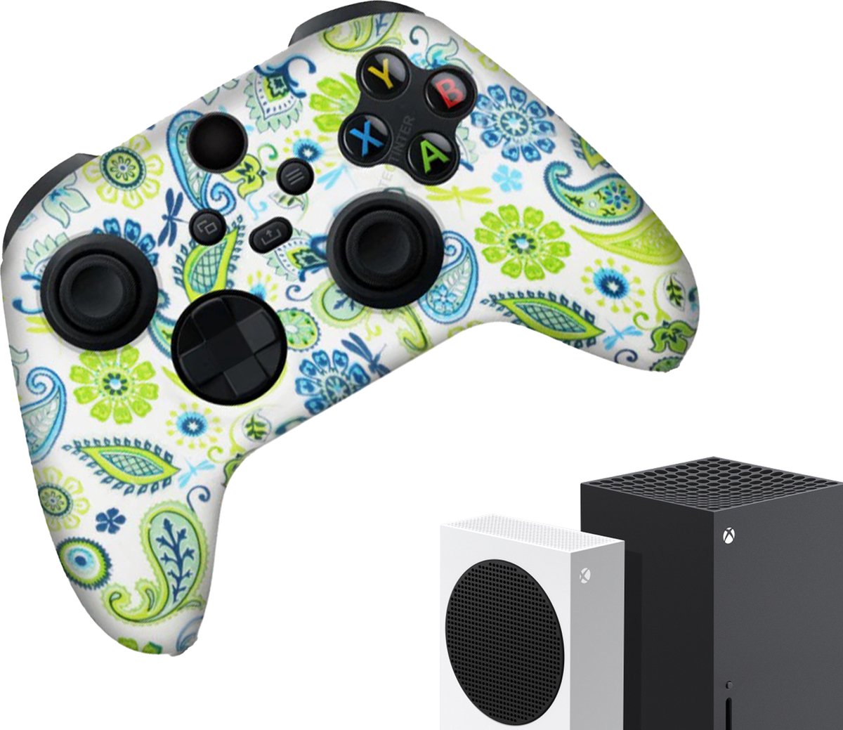Gadgetpoint | Siliconen Game Controller(s) Hoesjes | Performance Antislip Skin Beschermhoes | Softcover Grip Case | Wild | Accessoires geschikt voor Xbox Series X & S