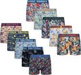 10 PACK Boxershort Heren | Katoen | Maat L | Mix Print | Multicolor | Ondergoed Heren | Onderbroeken Heren |