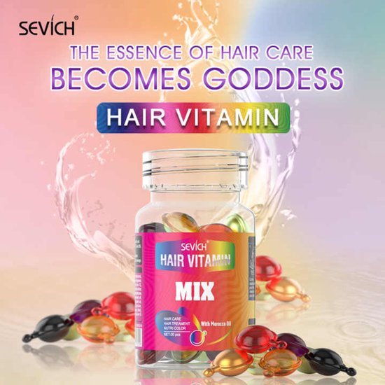 Sevich - haar vitamines - Aloe Vera Oil - Moroccan Oil- Vitamines A, C, E en B5 - Haarolie - Harvoeding - 30 Capsules