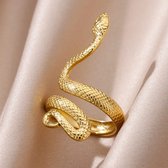 18K Gold Plated Snake Style Ring
