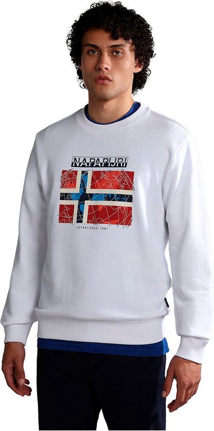 Napapijri B-guiro C Sweatshirt Wit L Man