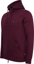 Cappuccino Italia - Heren Hoodies Fleece Zip Hood - Rood - Maat XL