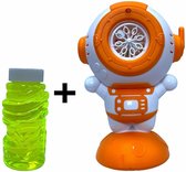 Bubble Astronaut speelgoed - bellenblaas machine - schiet bellen - incl. zeep en batterijen