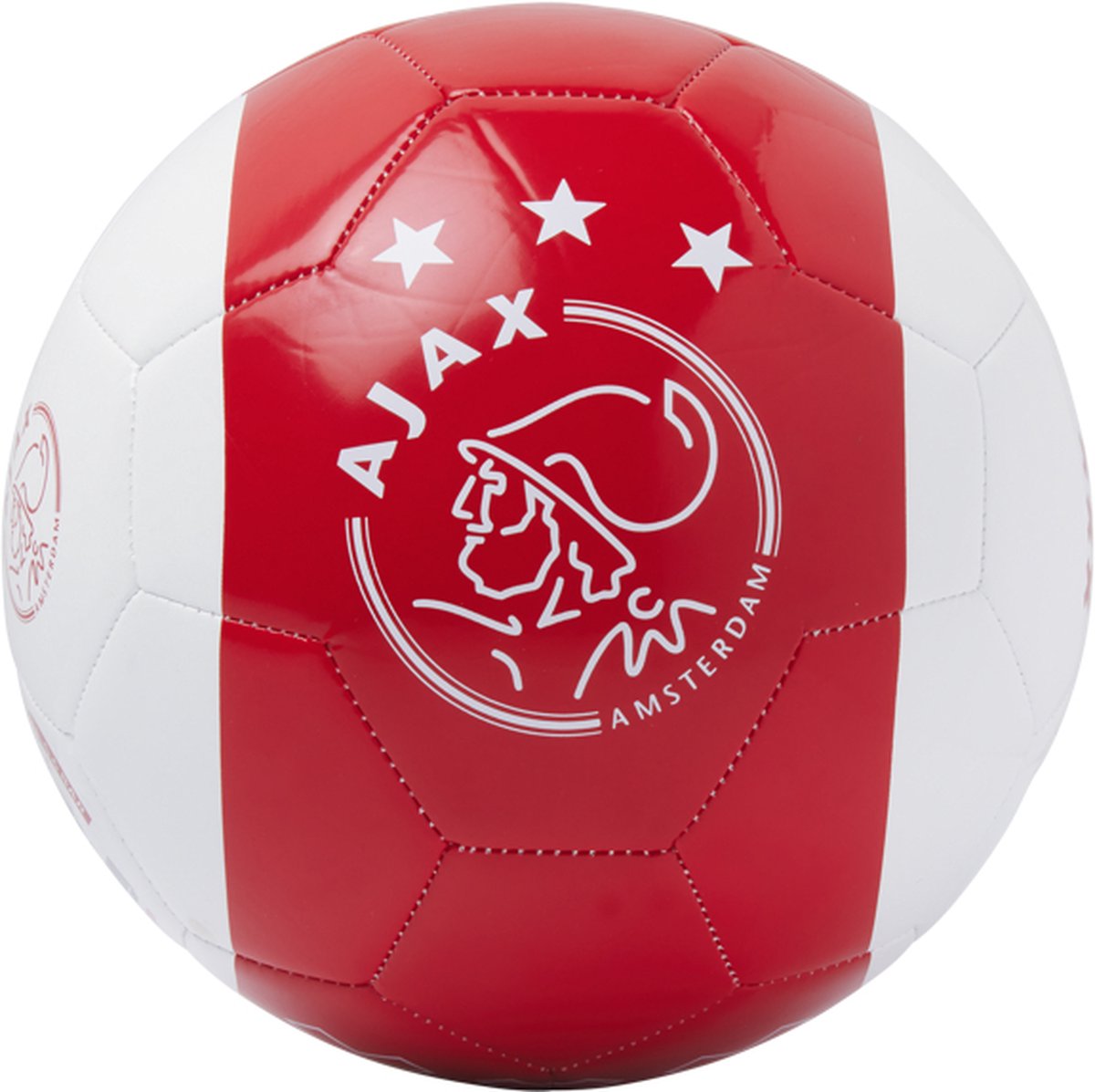 Ajax-bal wit/rood/wit logo kruizen - Ajax