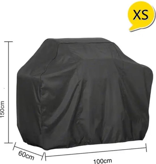 TammaT - Housse BBQ - Housse de protection imperméable - Protection UV - Taille M 150 x 100 x 125 cm - Avec cordon de serrage