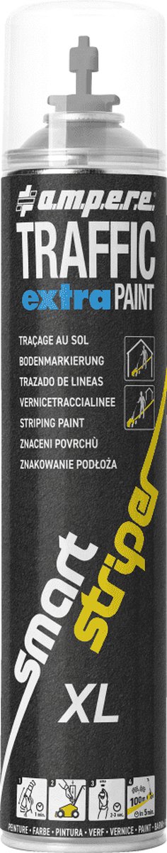 Ampere Traffic extra markeerverf, grijs, 750 ml 1 stuk