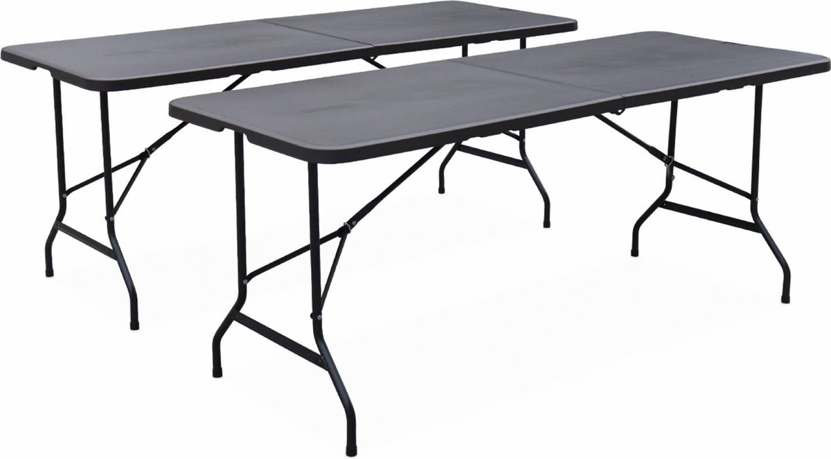 sweeek - 2x klaptafels, 180x70cm