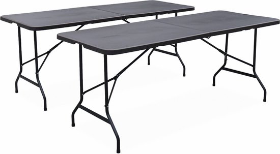 sweek - 2x tables pliantes, 180x70cm