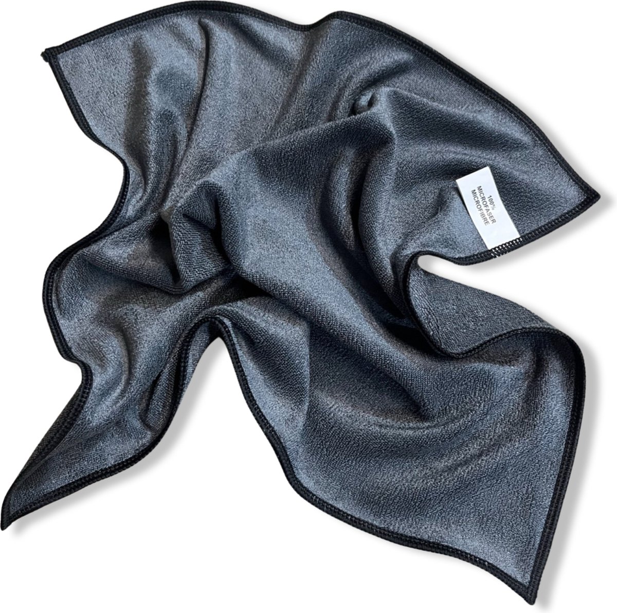 Goedkoopste Microvezeldoekjes antraciet grijs - 30 stuks chique bardoeken - barista - 40x40cm.