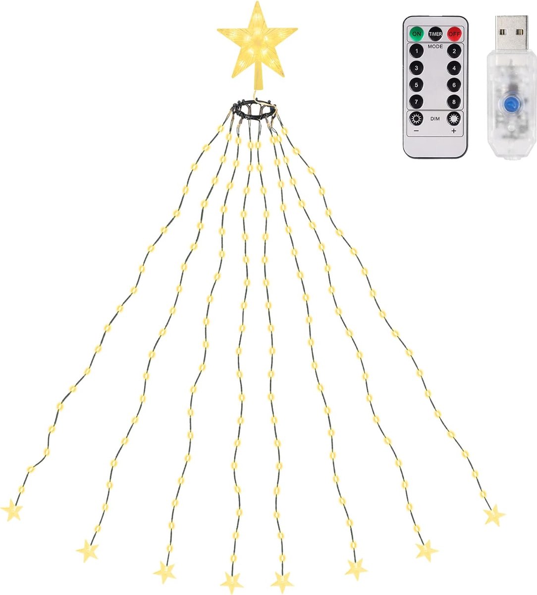 Equivera Kerstverlichting - Kerstlampjes - Kerstlantaarn - Kerstdecoratie - Kerstboomverlichting