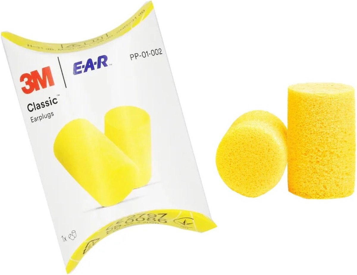 Goedkoopste 3M EAR Classic 28dB oordoppen - slapen - herriestopper - 30 paar