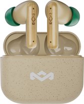 Écouteurs sans fil Marley Little Bird TWS - Écouteurs sans fil - Autonomie de 24 heures - Durable - Charge Quick - Mode film/jeu - Crème