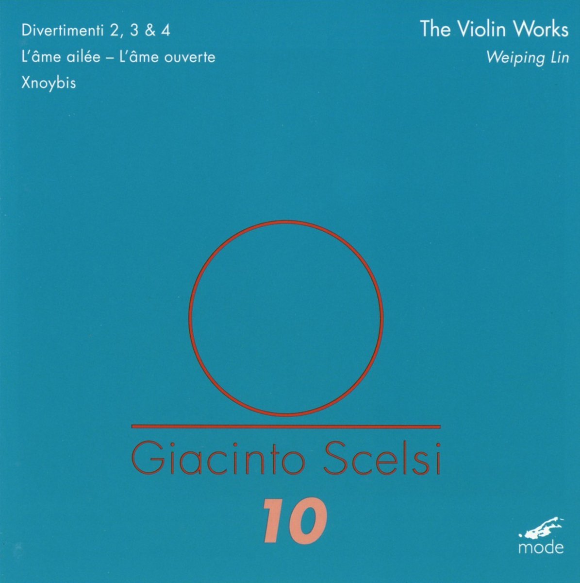 Weiping Lin - Scelsi: The Violin Works (CD)