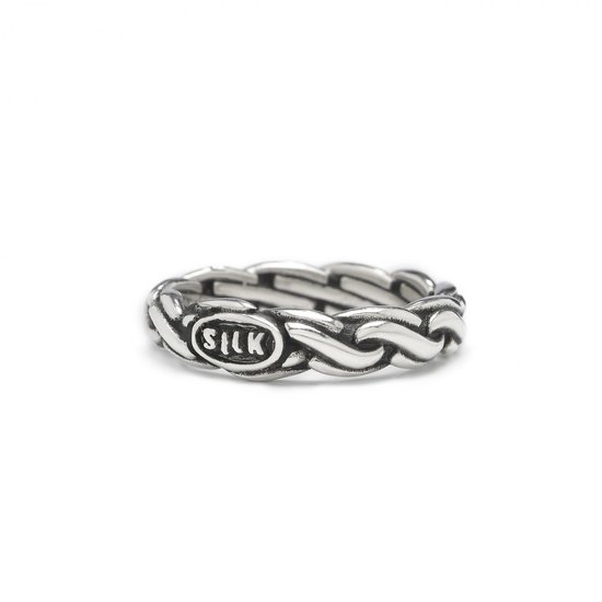 SILK Jewellery - Zilveren Ring - Breeze - 154.18,5 - Maat 18,5