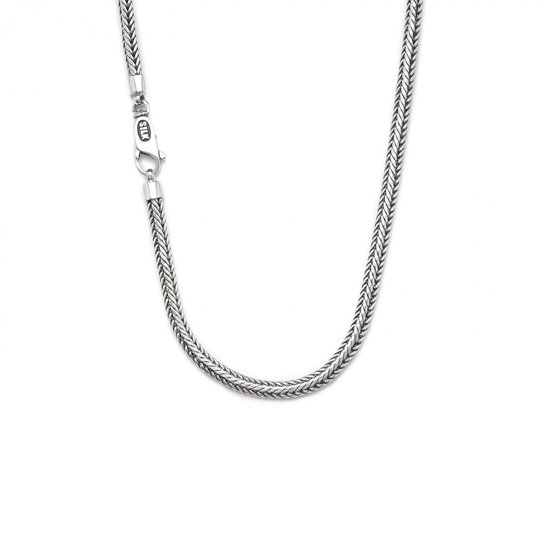 SILK Jewellery - Zilveren Ketting - Zipp - 377.60 - Maat 60,0