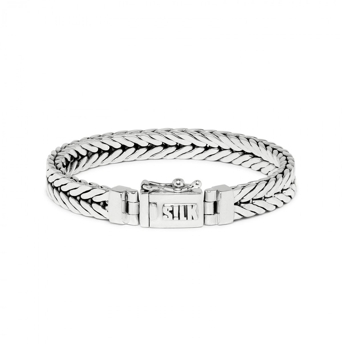 SILK Jewellery - Zilveren Armband - Chevron - 366.20 - Maat 20