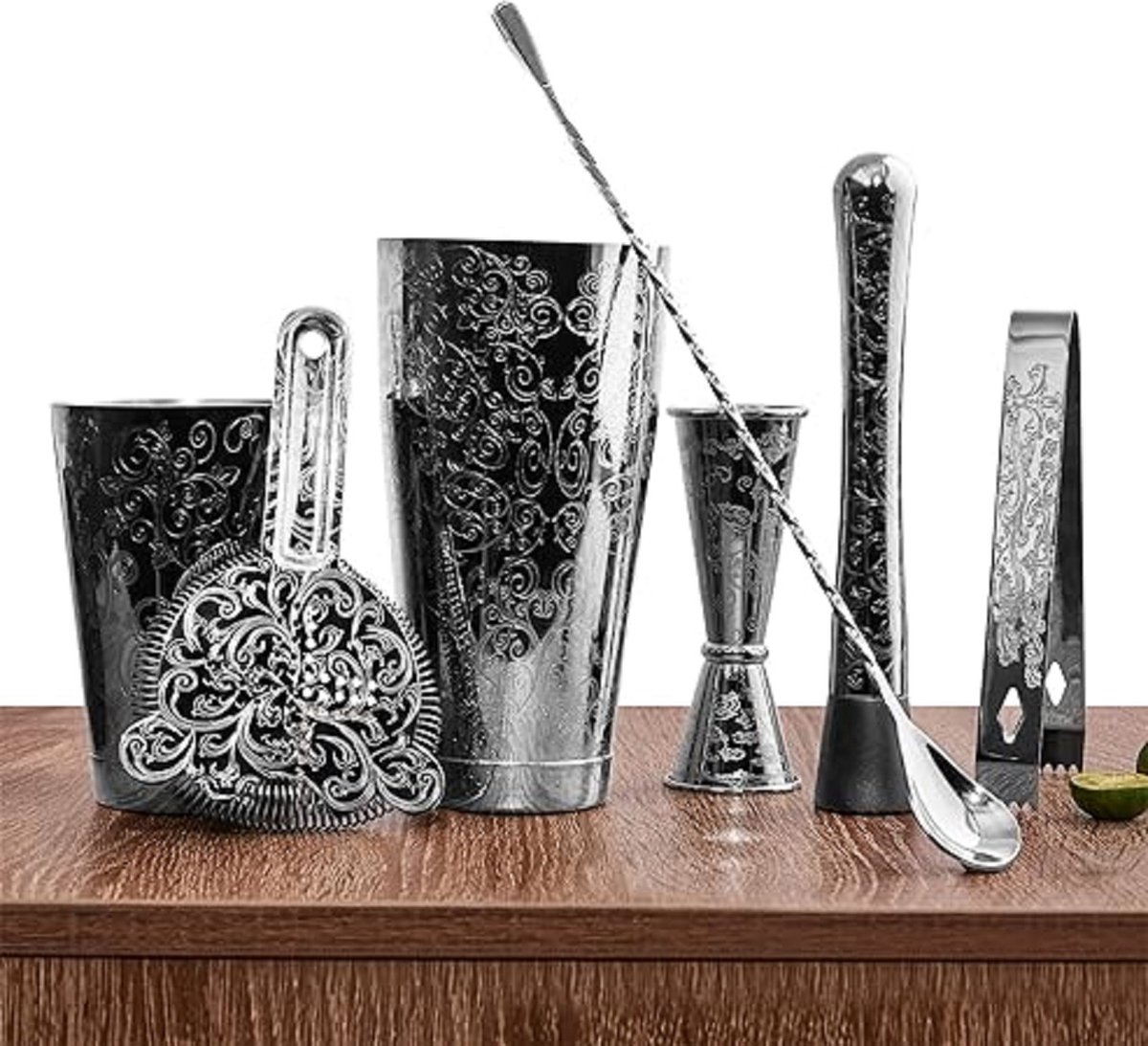 cocktailshaker set - Premium cocktailshakerset, 7