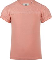 Koko Noko R-girls 4 Meisjes T-shirt - Coral pink - Maat 140