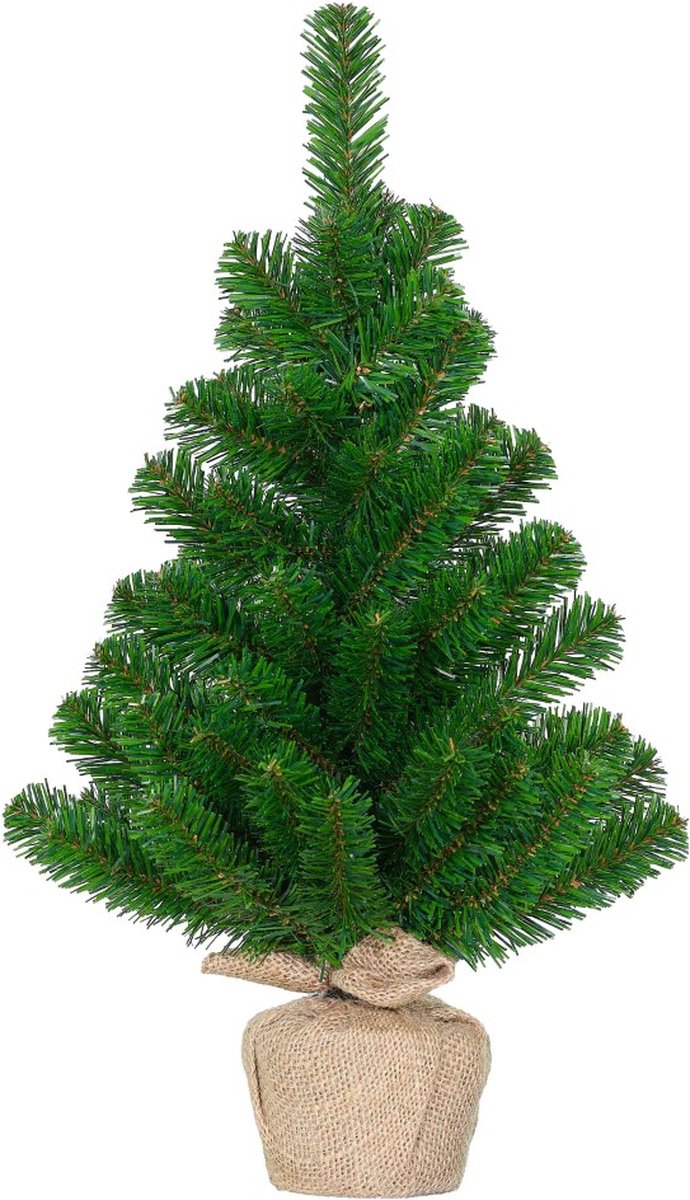 Burlap Kunstkerstboompje LED - 45 cm