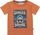 Dirkje R-ISLAND CREW Jongens T-shirt - Faded orange - Maat 68