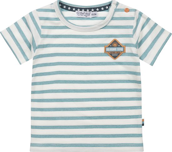 Dirkje R-ISLAND CREW Jongens T-shirt - Blue - Maat 92