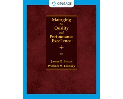 Omslag van Managing for Quality and Performance Excellence