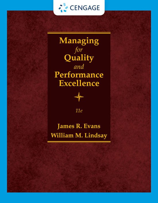 Managing for Quality and Performance Excellence - cover