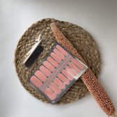 NailWrapz - Blushing Beauty - Nagel wraps - nagelstickers- geen UV lamp nodig - Thuis manicure