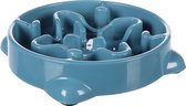 Anti schrokbak hond – slow feeder – voerbak hond – Ø21,5 cm – 800ml – Flamingo voerbak Beno – petrol – rond