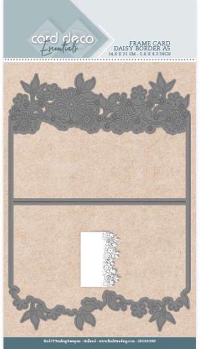 Card Deco Essentials Frame Dies - Daisy Border A5