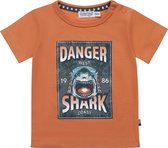 Dirkje R-ISLAND CREW Jongens T-shirt - Faded orange - Maat 104