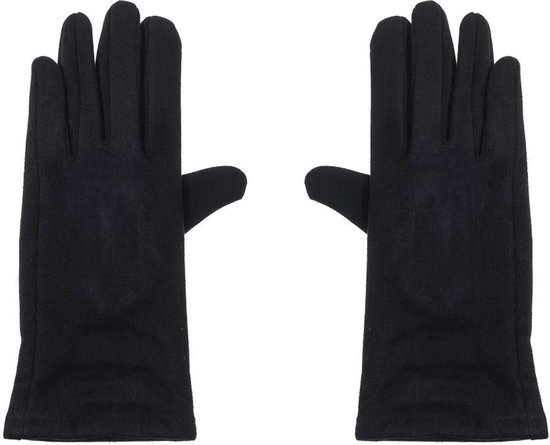 Winter Handschoenen Steentjes - Dames - Verwarmde - Zwart