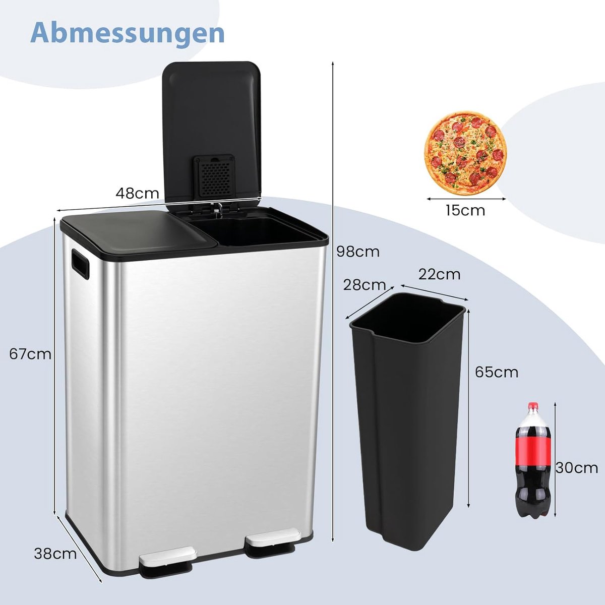 Poubelle Cuisine 30 Litres Poubelle De Cuisine X 30l Poubelle