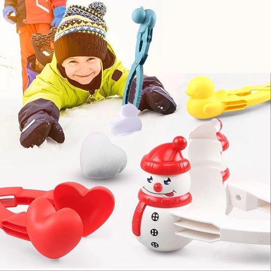 Moule à neige avec pince à neige : jouets de sable en plastique pour boules de neige, outil de jeu avec poignée, 3 pièces, couleur aléatoire Moule à neige avec pince à neige : jouets de sable en plastique pour boules de neige, outil de jeu avec poignée, 3 pièces, couleur aléatoire
