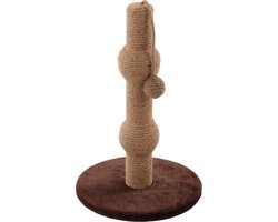 FLAMINGO-Katten-krabpaal-Curvy-beige-48,5-cm-560315