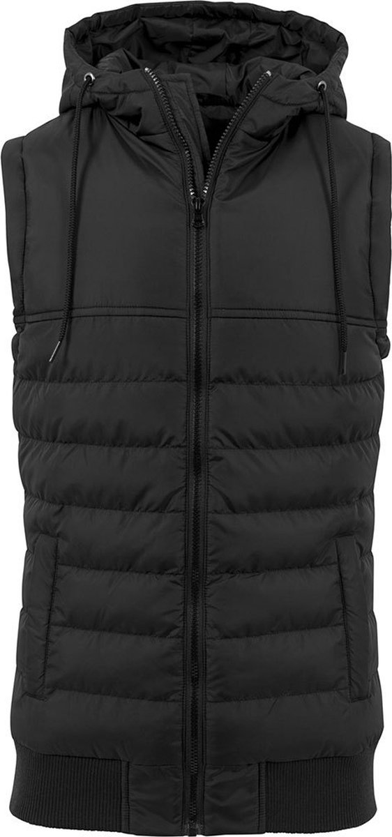 Build your Brand Bubble Vest BY046 - Black/Black - L