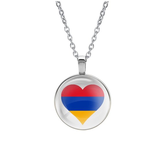 Ketting Glas - Hart Vlag Armenie