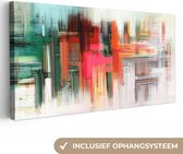 Peinture sur toile abstraite - Peinture à l'huile - Peinture - 160x80 cm - Décoration murale