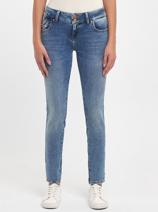 LTB Jeans - Dames - Molly - MID Waist - Slim Fit Jeans - Broek, Winona Wash 53925, 33W / 34L