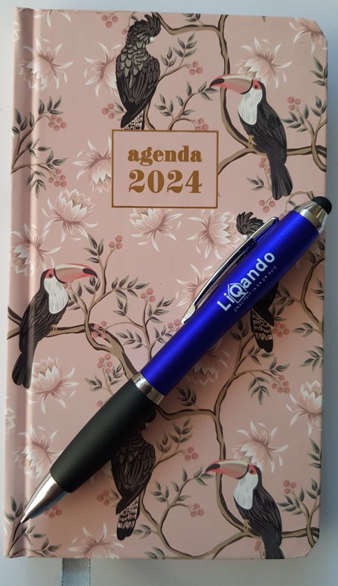 Agenda de poche rose