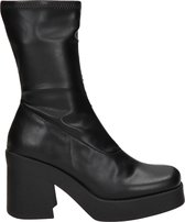 Steve Madden Overcast Enkellaarsjes - Enkelboots met rits - Dames - Zwart - Maat 40