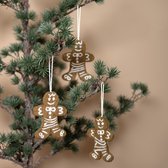 Bol.com Hangers Vilt Set 3 stuks - Gemberkoekmannetjes - Gingerbread - Fairtrade aanbieding