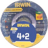 IRWIN 4 disques à tronçonner (+ 2 gratuits) disque à tronçonner 125mmx3mm pierre