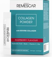 Bol.com Remescar Collageen poeder Sticks - Collageen boost voor je huid Rundercollageen met Vitamine C Biotine Zink en Hyaluronz... aanbieding