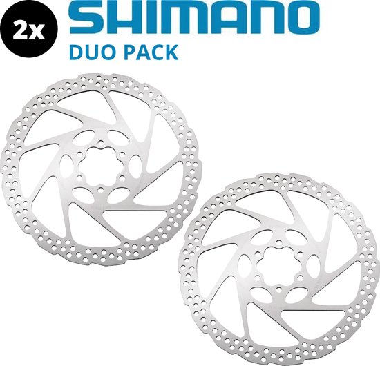 Disque De Frein Shimano Deore SMRT56 – 180 Mm, 6 Trous, Argent – NEUF