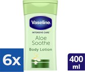 Vaseline Intensive Care Aloe Soothe Bodylotion - 400 ml - Voordeelverpakking 6 stuks