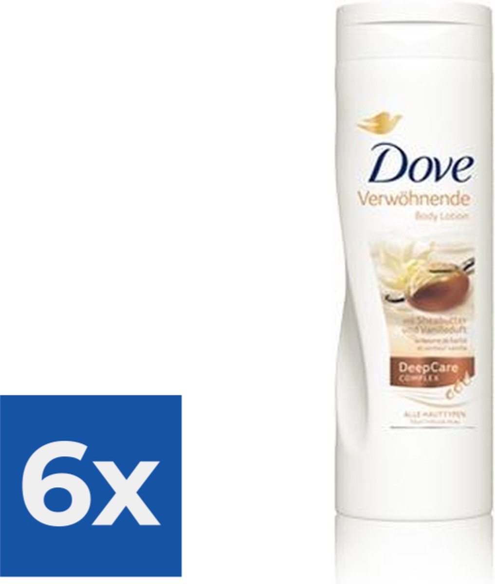 Dove bodylotion 400 ml met Sheabutter - Voordeelverpakking 6 stuks