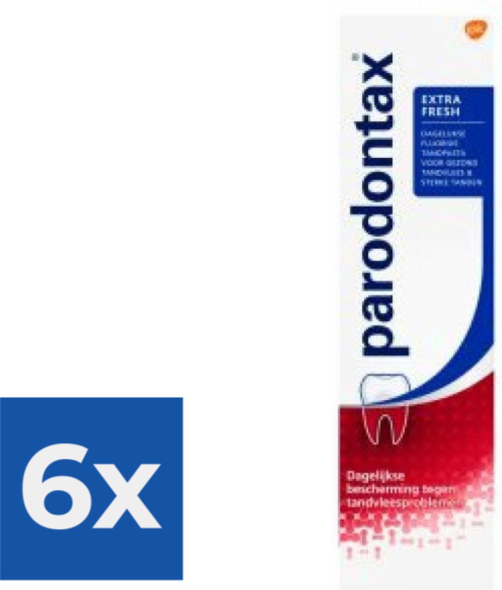 Goedkoopste Parodontax - Tandpasta - Extra Fresh - 75ml x 6