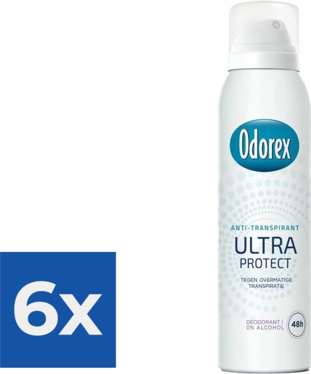 Goedkoopste Odorex Deospray - Ultra Protect 150 ml - Voordeelverpakking 6 stuks